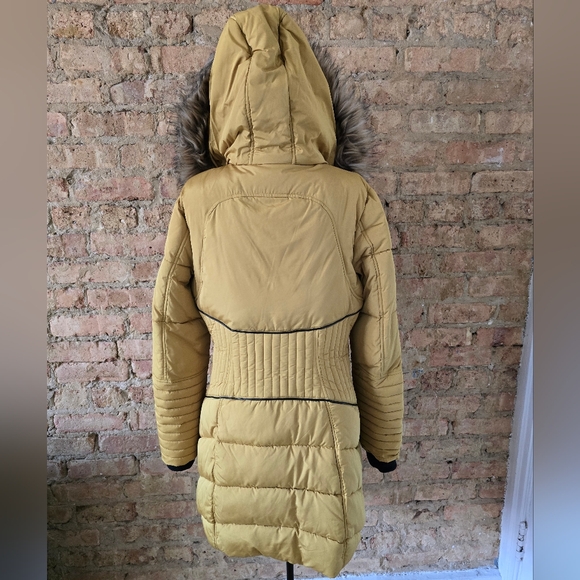 ☃️ Noize Gigi Mid Length Parka - Saffron Yellow - Picture 11 of 11